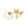 Hello Kitty Altın Küpe KP0378