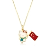 Hello Kitty Altın Kolye KL2602A